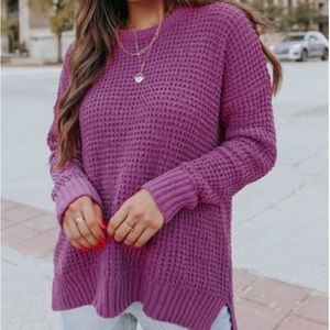 Purple sweater
